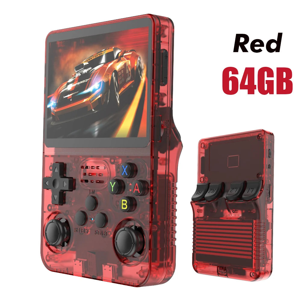 R36S Retro Gaming Console - 128GB Open Source Handheld with 3.5" IPS Screen