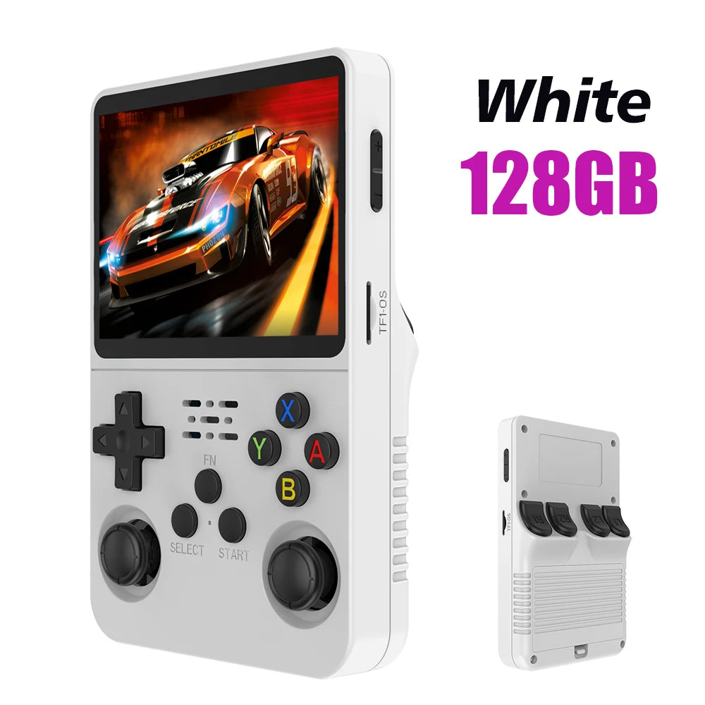 R36S Retro Gaming Console - 128GB Open Source Handheld with 3.5" IPS Screen
