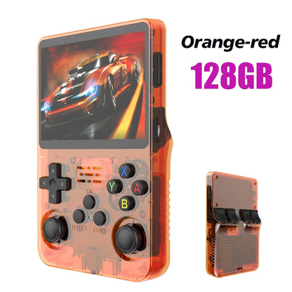 R36S Retro Gaming Console - 128GB Open Source Handheld with 3.5" IPS Screen