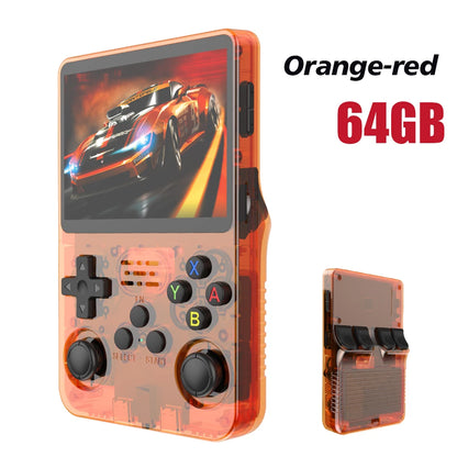 R36S Retro Gaming Console - 128GB Open Source Handheld with 3.5" IPS Screen