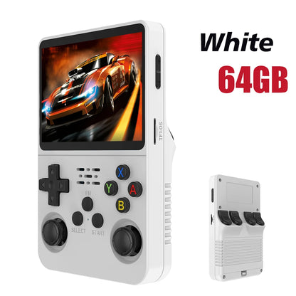 R36S Retro Gaming Console - 128GB Open Source Handheld with 3.5" IPS Screen